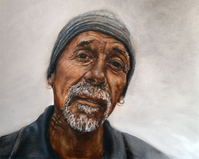 Untitled, Oil on Canvas, 20 x 30 Inches